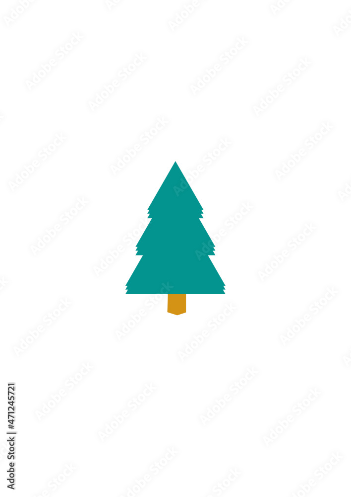 Christmas Tree, New Year tree vector icon Christmas Tree, New Year tree vector icon