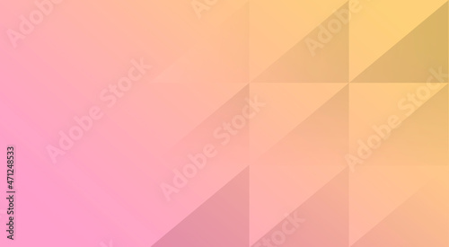 Fondo rosa y amarillo geométrico - Triángulos Sombras
