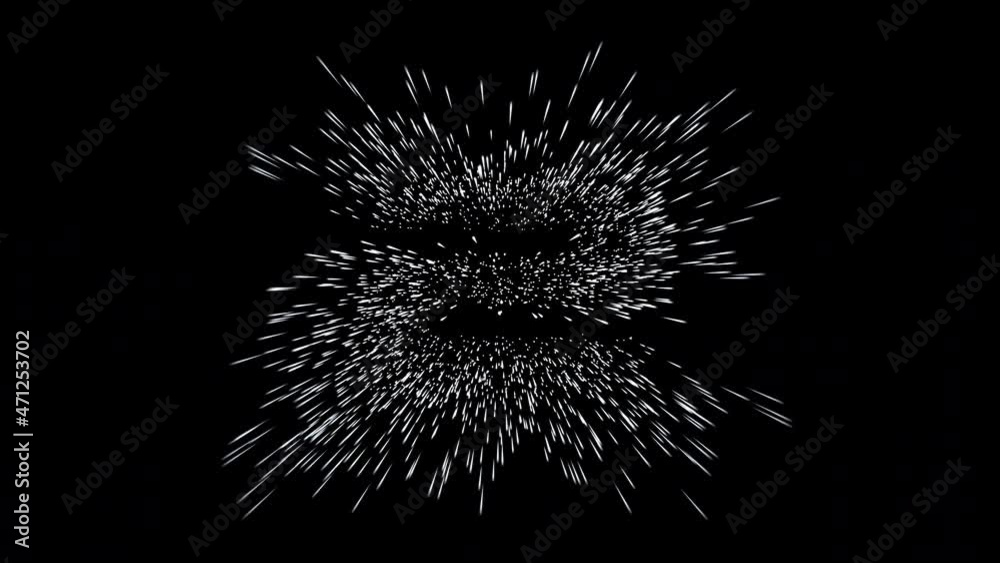 Happy New Year 2022 holiday animation in flying through the stars in space style Happy New Year 2022 holiday animation in flying through the stars in space style