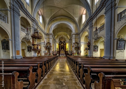 Parish Church Wullersdorf Wine District Lower Austria