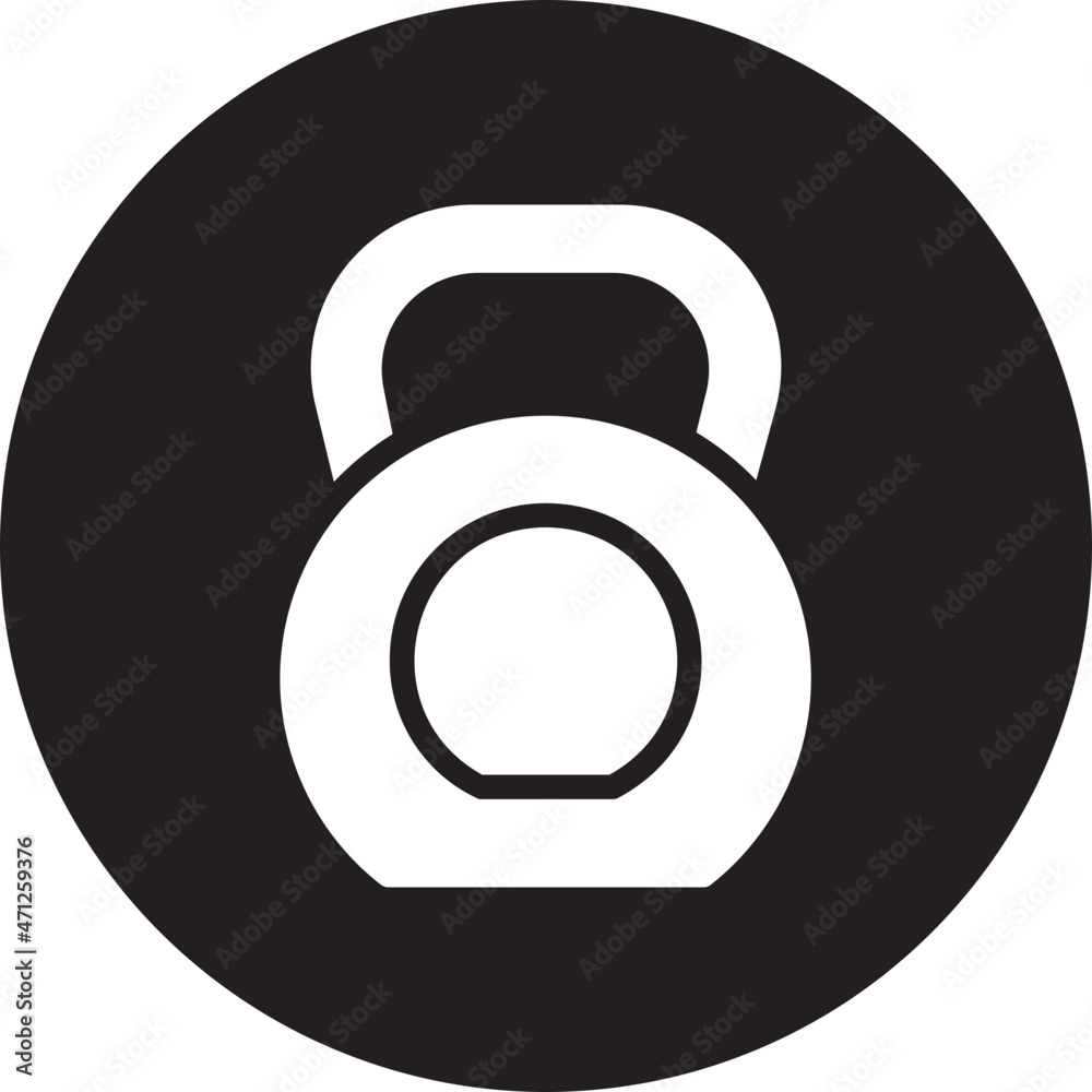 kettlebell glyph icon kettlebell glyph icon