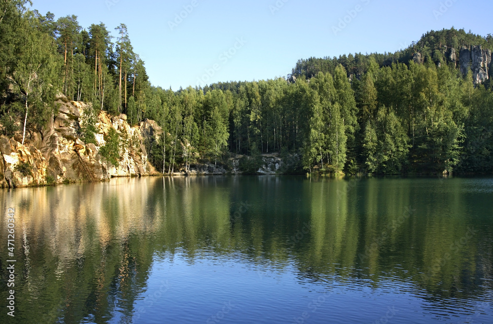 Obraz premium Adrspach-Teplice Rocks. Czech Republic