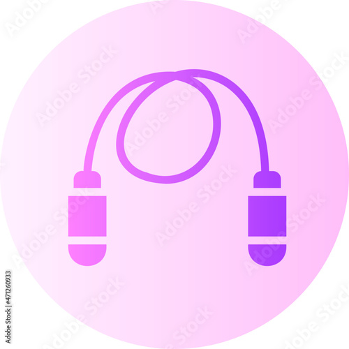 Jump Rope gradient icon