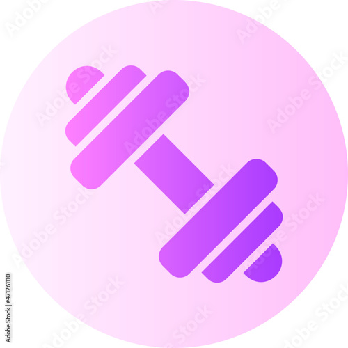 Dumbbell gradient icon