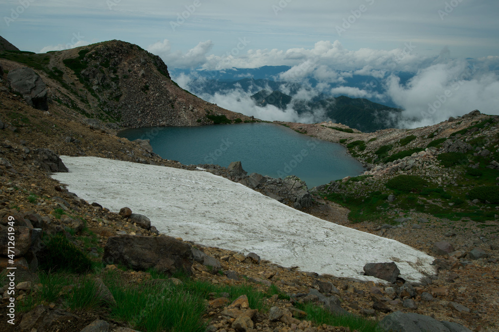 Obraz premium 山登りの風景