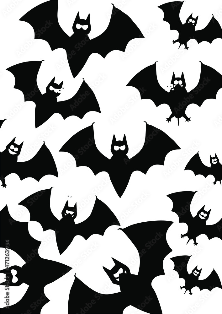 background with repeating bats background with repeating bats