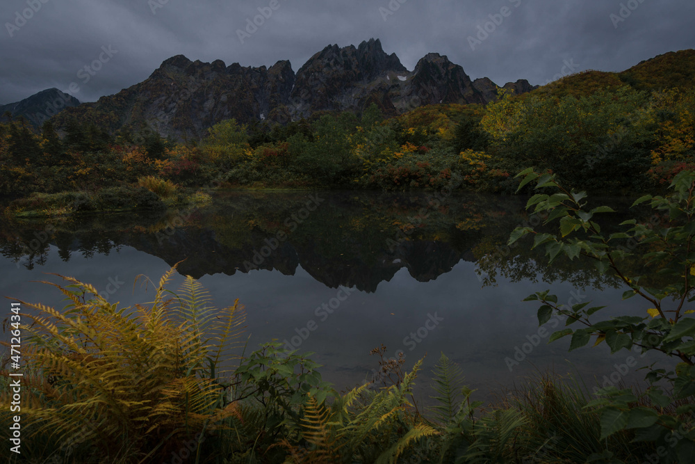 山登りの風景