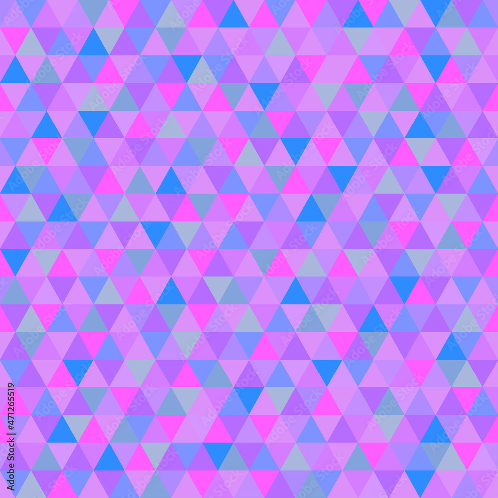 Seamless triangle pattern. Cold colors. Abstract geometric wallpaper of the surface. Tile background. Print for polygraphy, posters, t-shirts and textiles. Beautiful texture. Doodle for design Seamless triangle pattern. Cold colors. Abstract geometric wallpaper of the surface. Tile background. Print for polygraphy, posters, t-shirts and textiles. Beautiful texture. Doodle for design