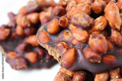 Tablou pe pânză Gula kacang, is a traditional snack from Indonesia, made from roasted peanuts and brown sugar