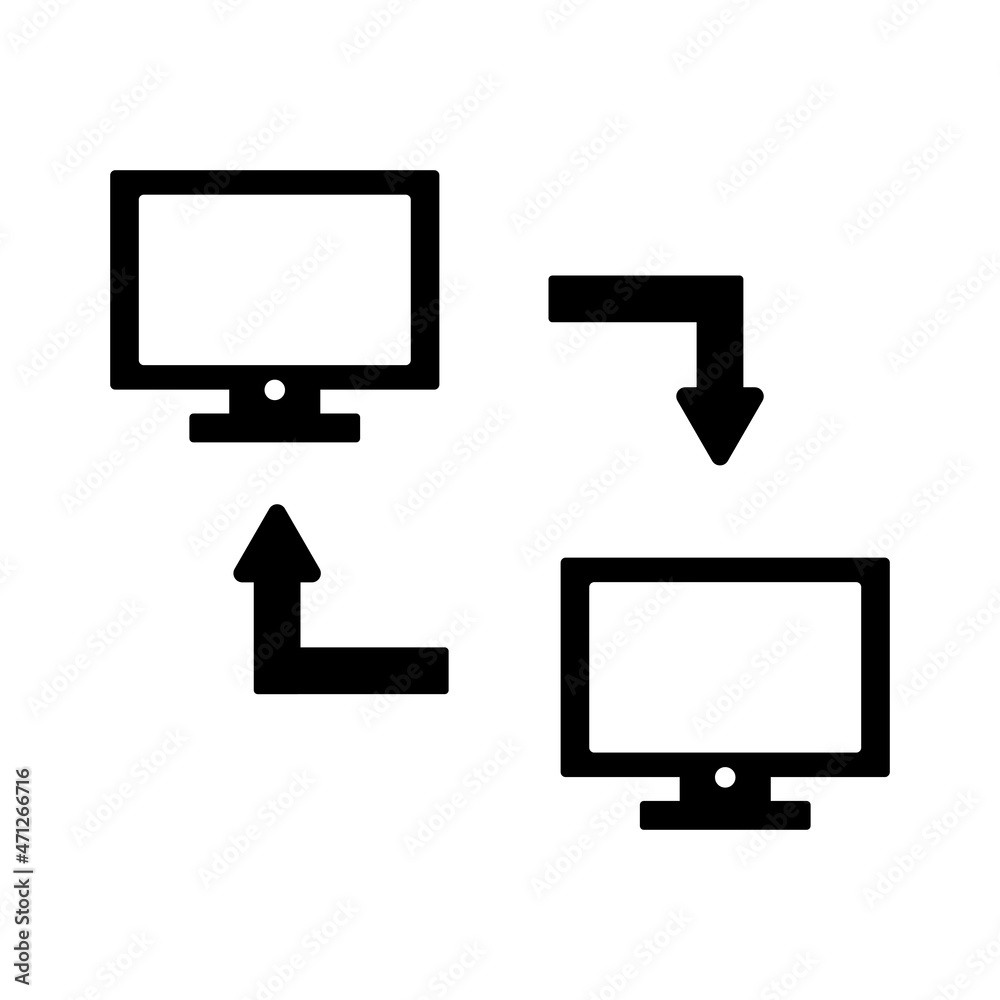 file sharing icon between computers for web design file sharing icon between computers for web design
