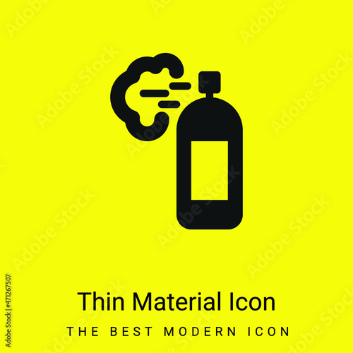 Air Freshener minimal bright yellow material icon