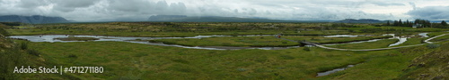 River Öxara in Thingvellir National Park on Iceland, Europe 