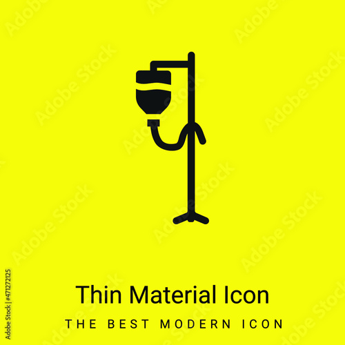 Blood Transfusion minimal bright yellow material icon