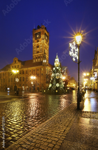 Market Square in Torun. Poland