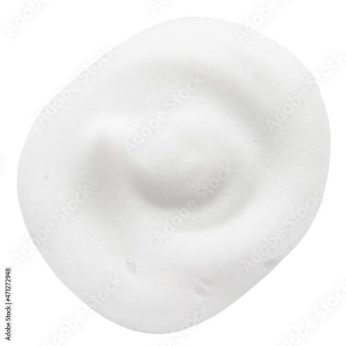 mousse spot on white background