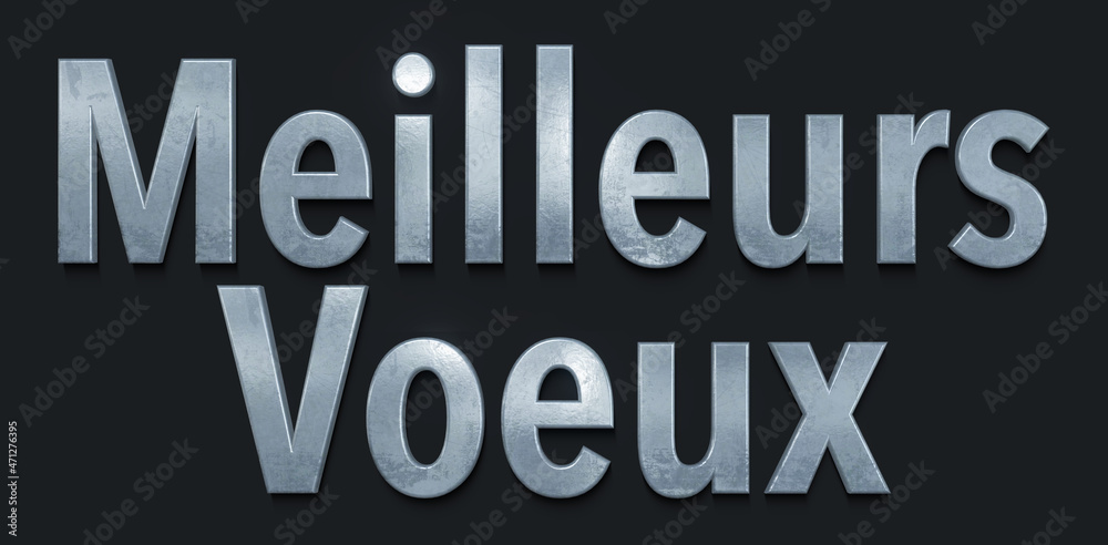 meilleurs voeux métal fond noir meilleurs voeux métal fond noir