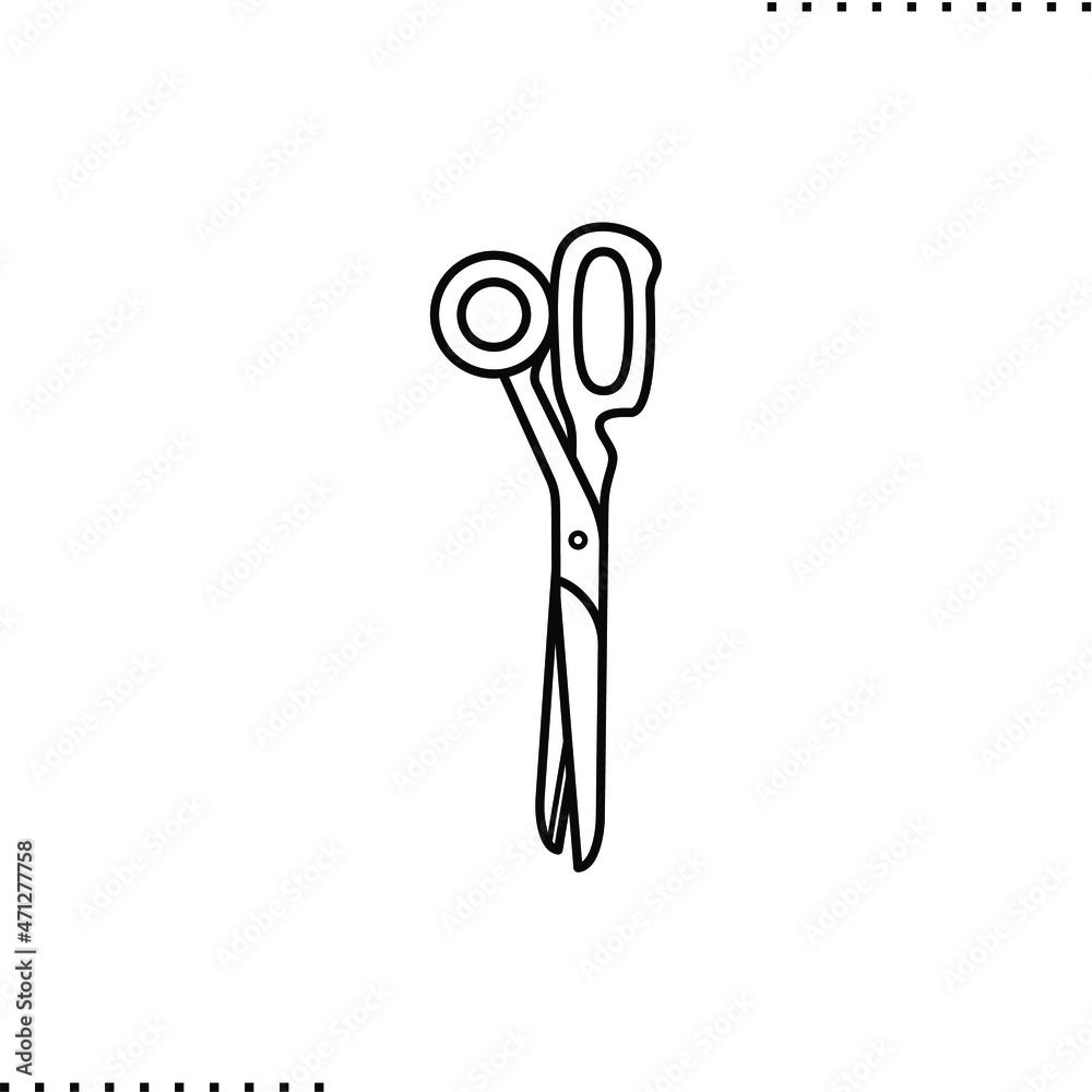 tailor's scissors, cloth cutting black vector small graphic isolated on white tailor's scissors, cloth cutting black vector small graphic isolated on white