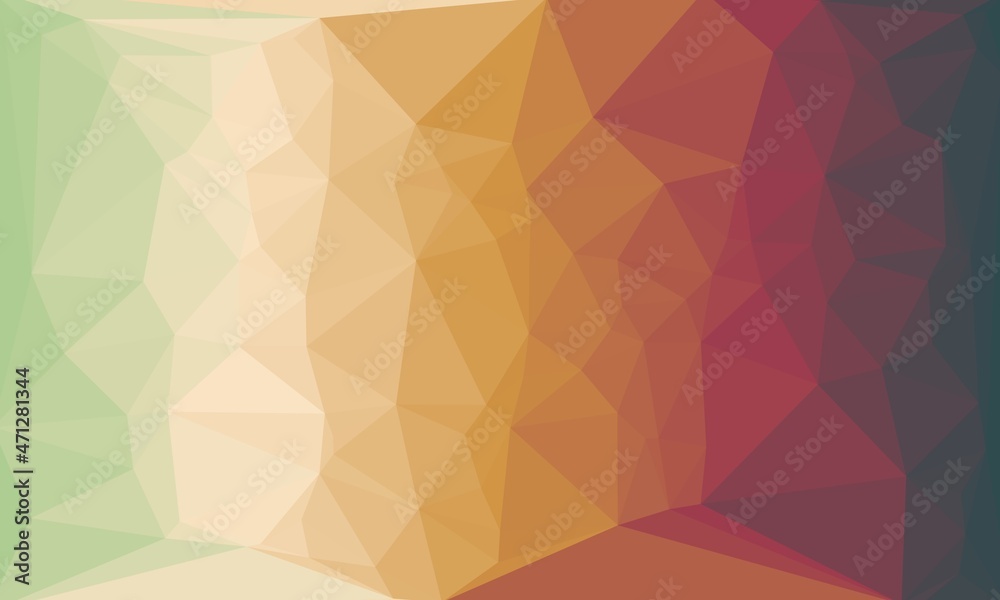 Fototapeta premium vibrant creative prismatic background with polygonal pattern
