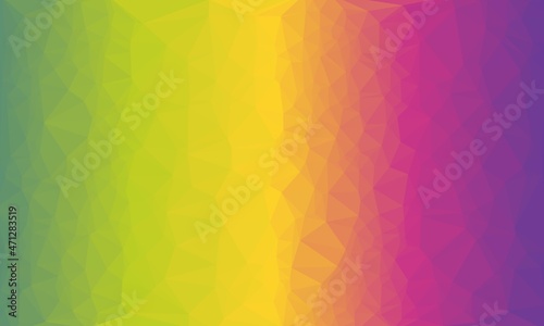 Wallpaper Mural vibrant minimal multicolored polygonal background Torontodigital.ca