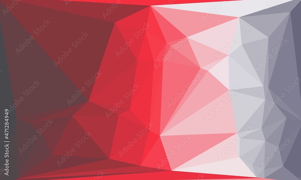 Obraz premium vibrant minimal multicolored polygonal background
