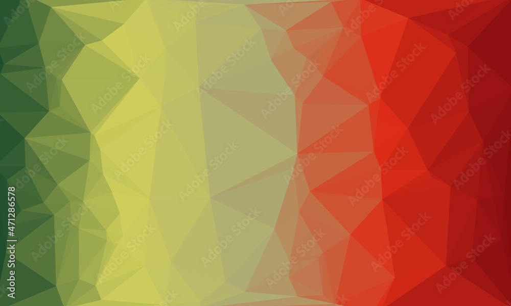 Obraz premium vibrant creative prismatic background with polygonal pattern