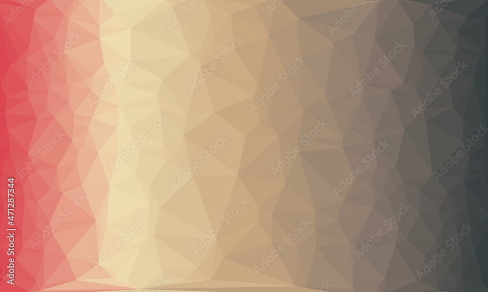 Obraz premium vibrant minimal multicolored polygonal background