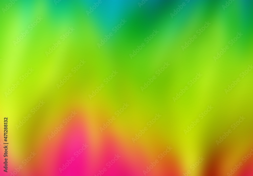 Gradient bright shining soft blurred rainbow neon tie dyed banner background .    surface   yellow green blue pink .DIY Stock Illustration | Adobe  Stock