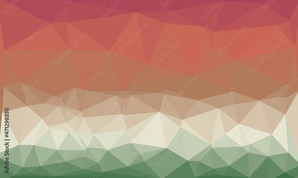 Obraz premium vibrant minimal multicolored polygonal background