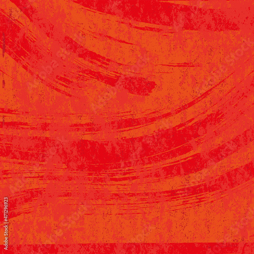 Grunge background is red. Vintage abstract texture. Multicolor modern style scratched pattern