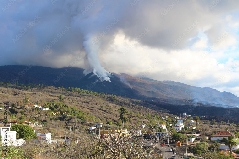 Volcán en La Palma, Canarias