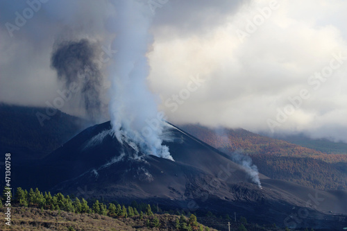 Volcán en La Palma, Canarias