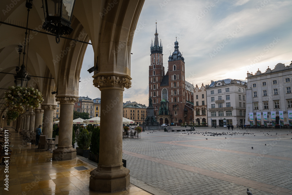 The Basilica of Saint Mary in Krakow.