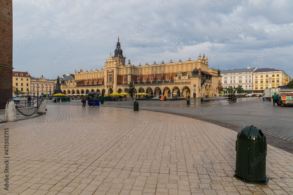 Krakow cloth halls on the main square (sukiennice).