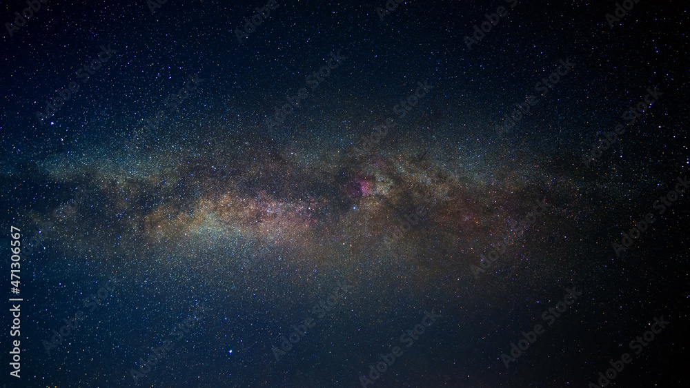 the milky way in stary night