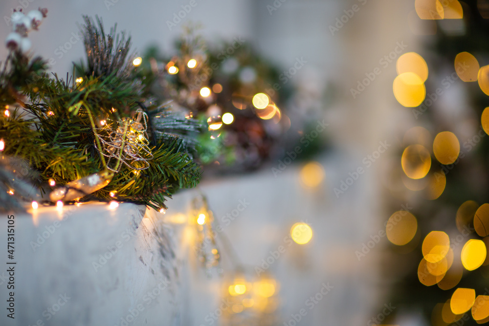 festive christmas and new year decorations festive christmas and new year decorations
