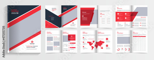 Creative business brochure template Premium Vector