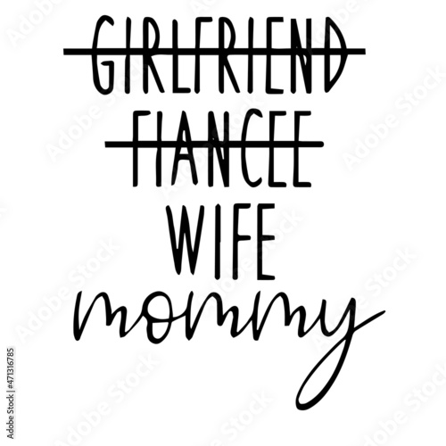 wife mommy background inspirational quotes typography lettering design