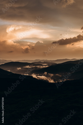 cloud nature clouds mountain sky light weather sunlight sunset