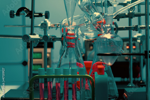 Canvas Print Amino Acid Synthesis Laboratory Unit