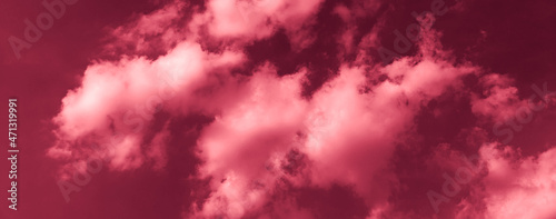 dark red abstract soft cloud background, panoramic background