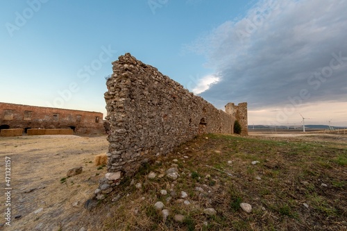 View of the ancient Abbey of Sant'Agata Martire in Puglia - Italy photo