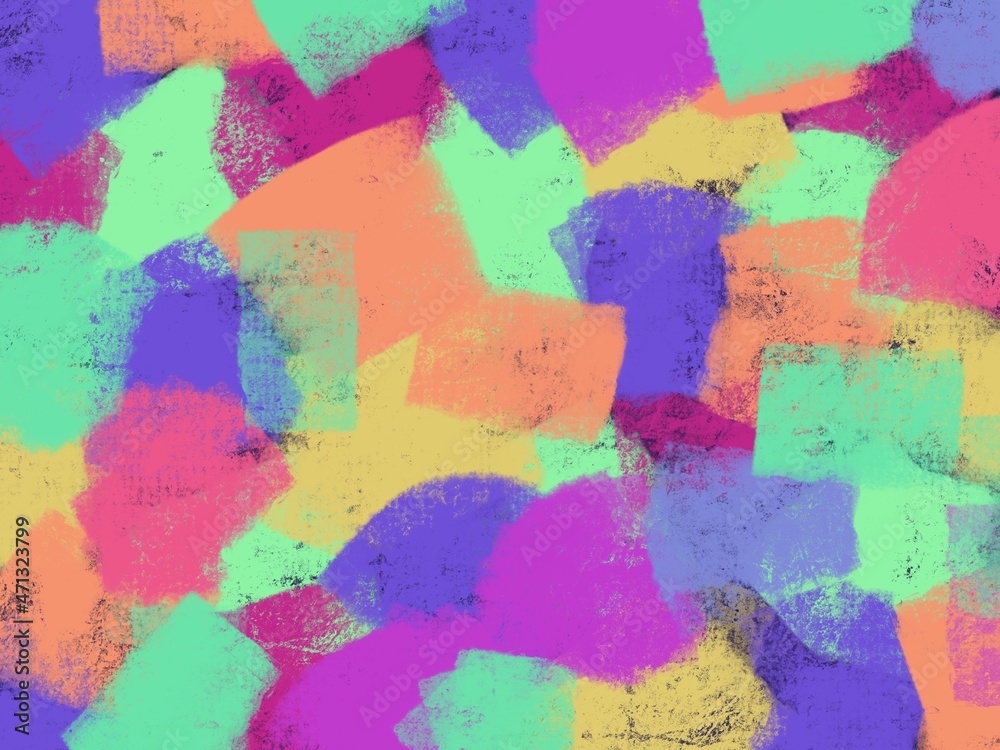 Fototapeta premium abstract background with bright paint spots different colours 