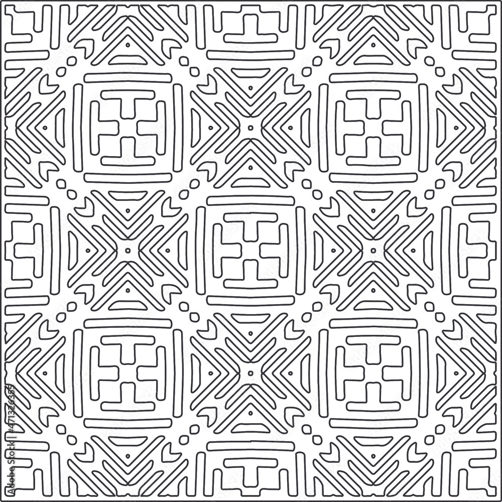 Abstract illustration in Line Art style.Black pattern for wallpapers and backgrounds.
Abstract illustration in Line Art style.Black pattern for wallpapers and backgrounds.