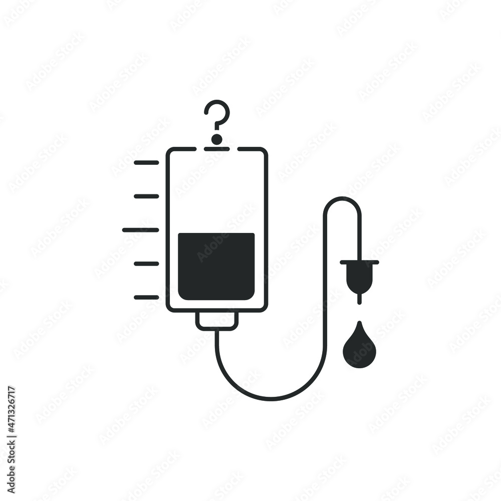 Blood transfusion icons symbol vector elements for infographic web Blood transfusion icons symbol vector elements for infographic web