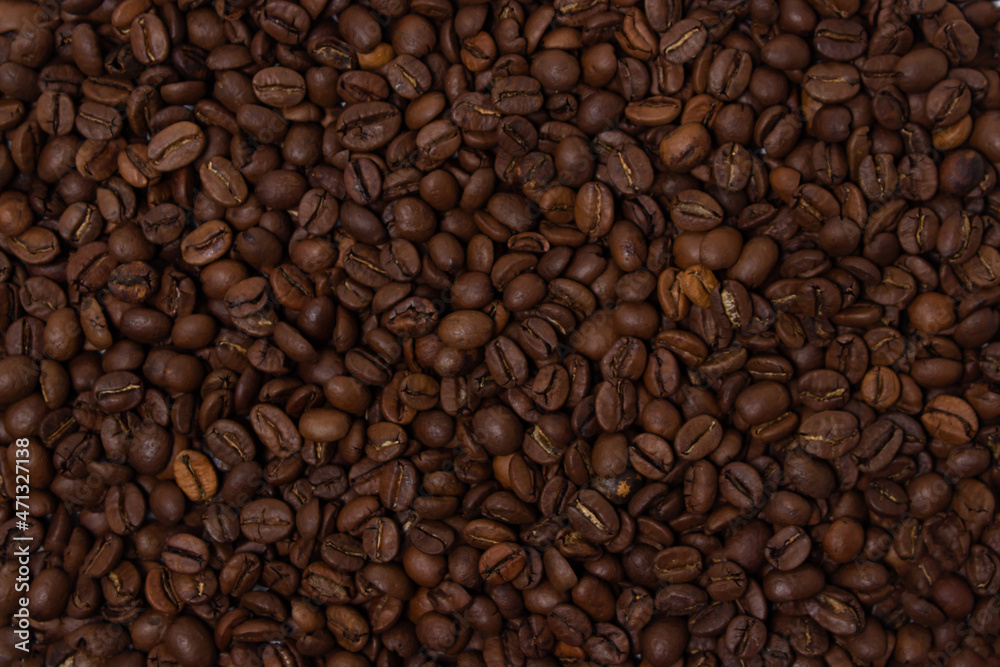 Full screen coffee beans. Freshly roasted coffee beans Full screen coffee beans. Freshly roasted coffee beans