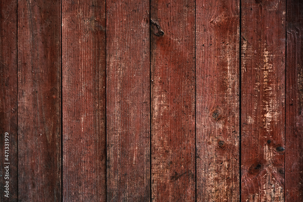 Fototapeta premium Old reddish wooden background