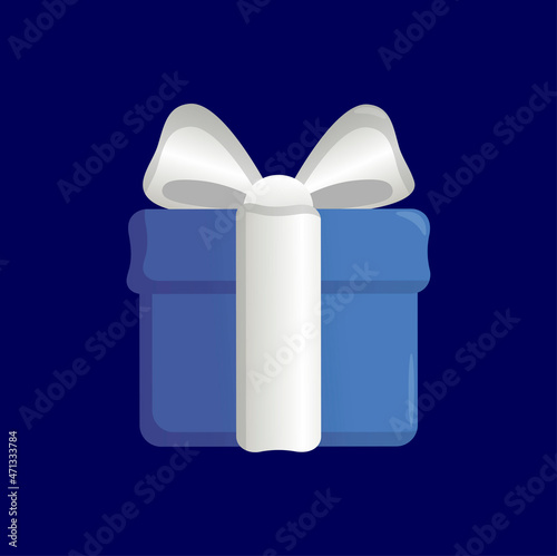 Christmas vector. Gift wrap, gift box, present