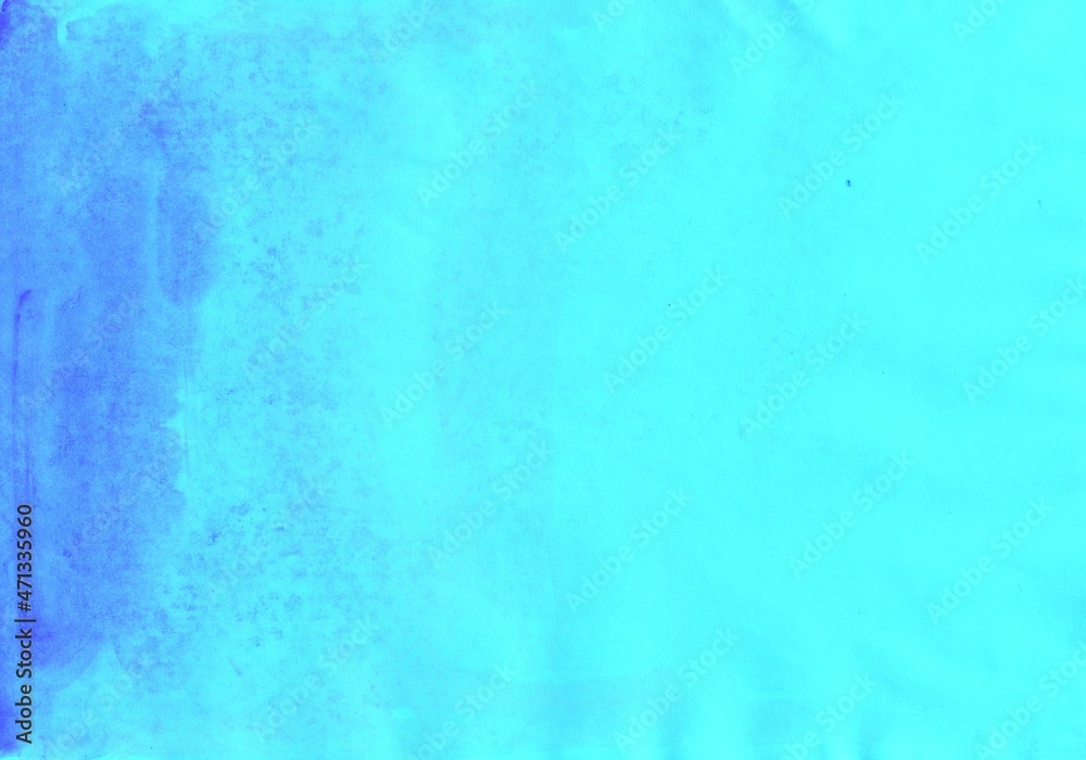 Abstract blue background. Rough lines, texture. Pastel drawing. Background for the cover of a notebook, laptop.