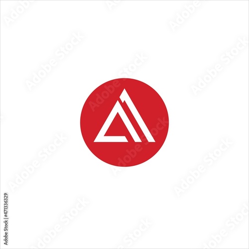 Free Download initials a 1 logo vector template line - GFXLoad