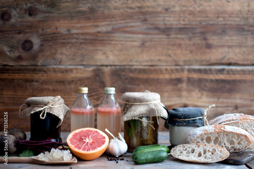 Traditionally made fermented food photo